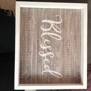 Blessed home wall hanging
